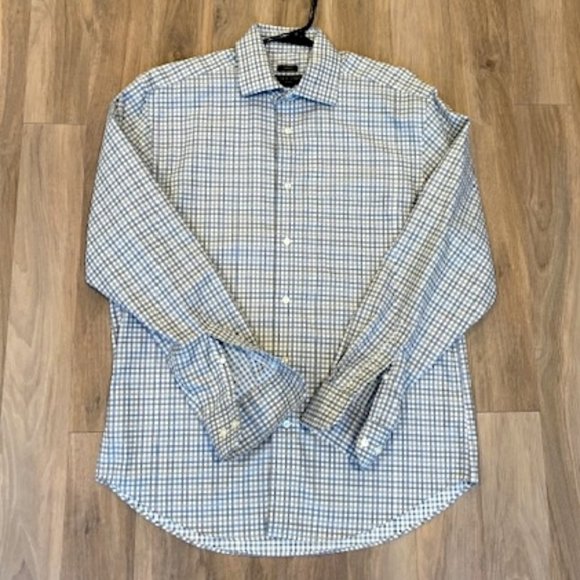 Pronto Uomo Non-Iron Long Sleeve Shirt - Men’s Large (EUC) - Picture 4 of 7